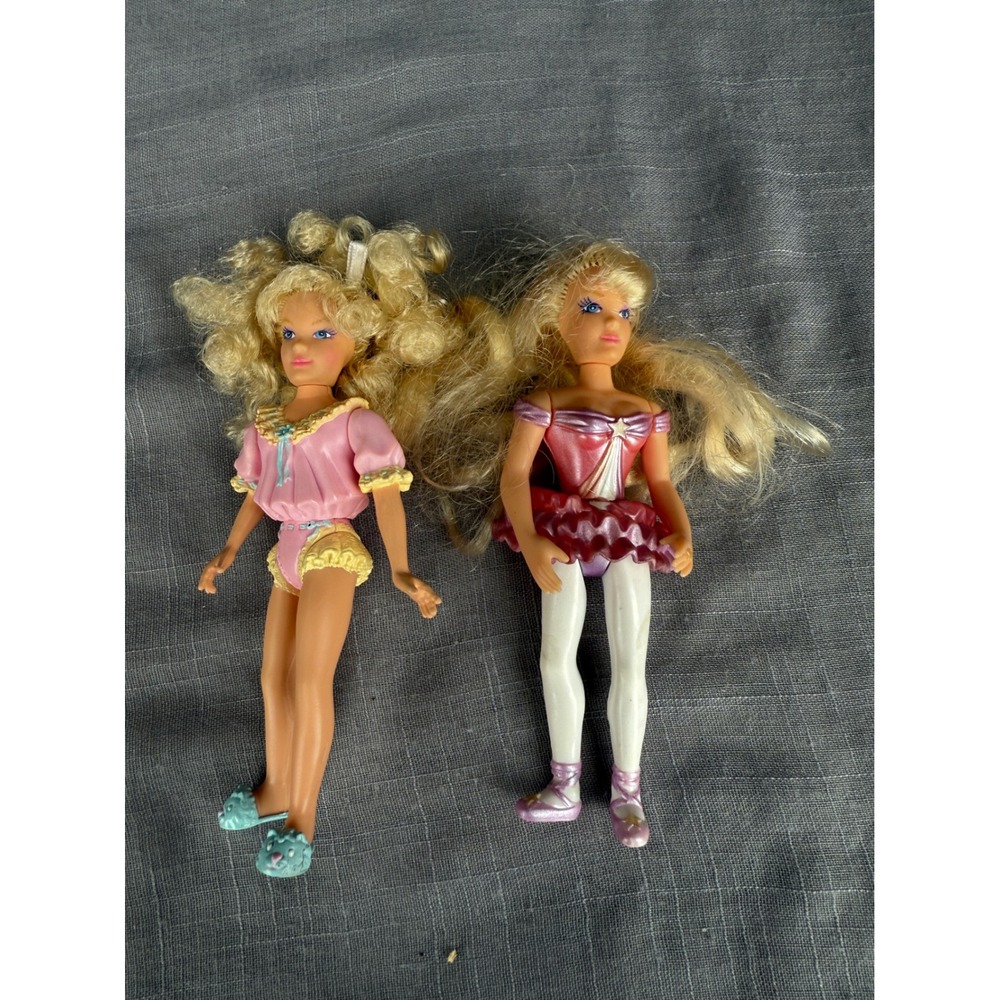Vintage Playmates‎ Toys Sky Dancers Dolls Blond Hair 1992 Lot of 6